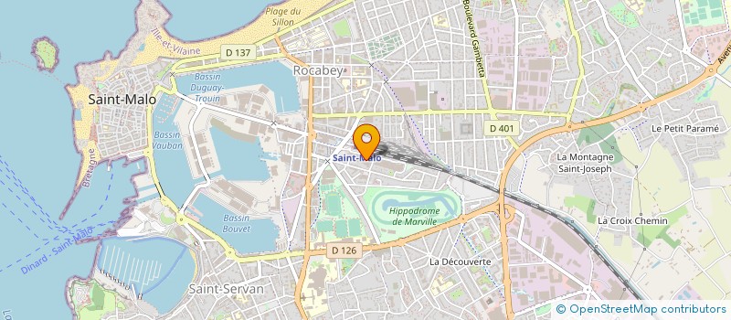 localisation de l'entreprise MONSIEUR NICKY HOLLEY à SAINT-MALO