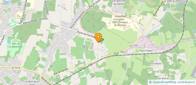 localisation de l'entreprise MONSIEUR NICKY LAFLEUR  BOUAYE