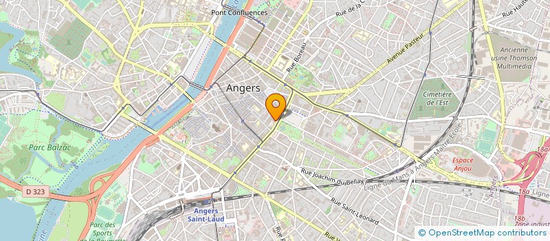 localisation de l'entreprise MONSIEUR NICKY LANDAUER à ANGERS