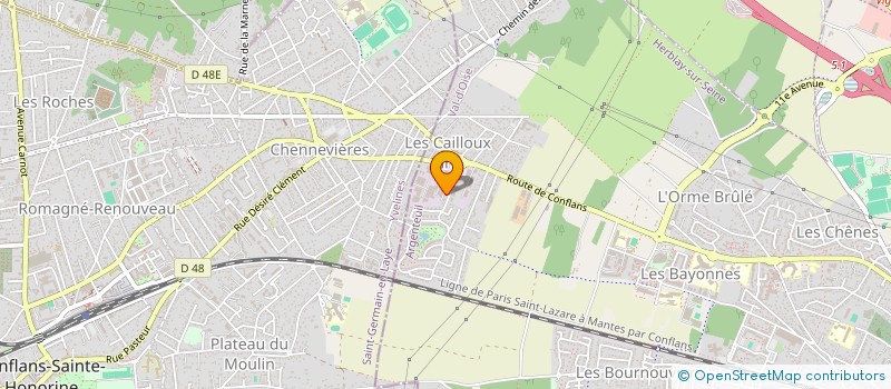 localisation de l'entreprise MONSIEUR NICKY MOUCHE  HERBLAY-SUR-SEINE