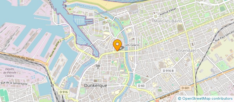 localisation de l'entreprise MONSIEUR NICO BELLEMANS à DUNKERQUE
