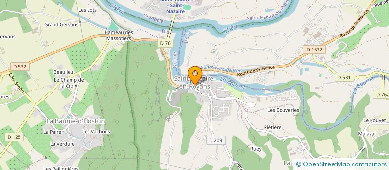 localisation de l'entreprise MONSIEUR NICO HEIJENBERG  SAINT-NAZAIRE-EN-ROYANS