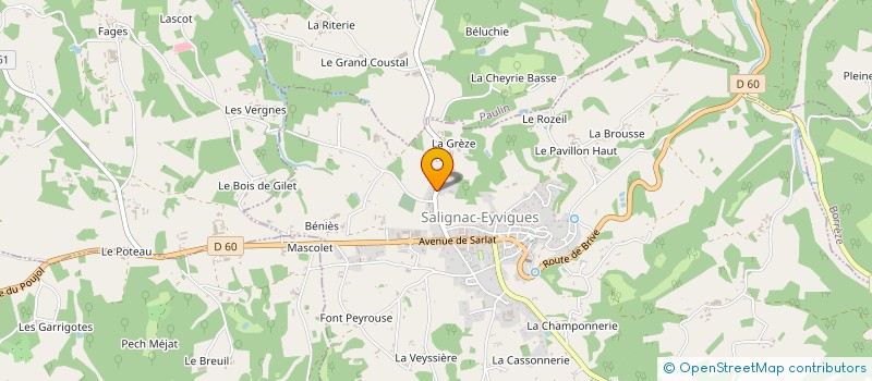 localisation de l'entreprise MONSIEUR NICO VAN GOEYE à SALIGNAC-EYVIGUES