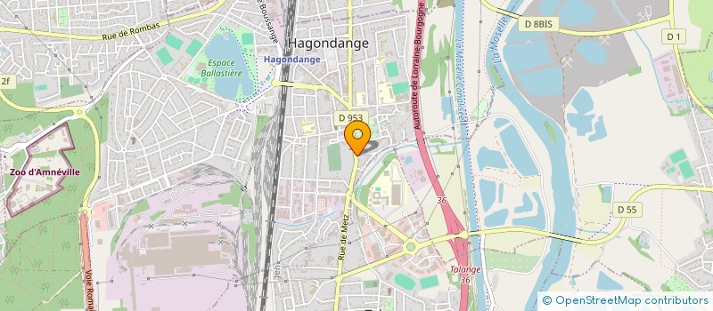 localisation de l'entreprise MONSIEUR NICOALS GRECO  HAGONDANGE