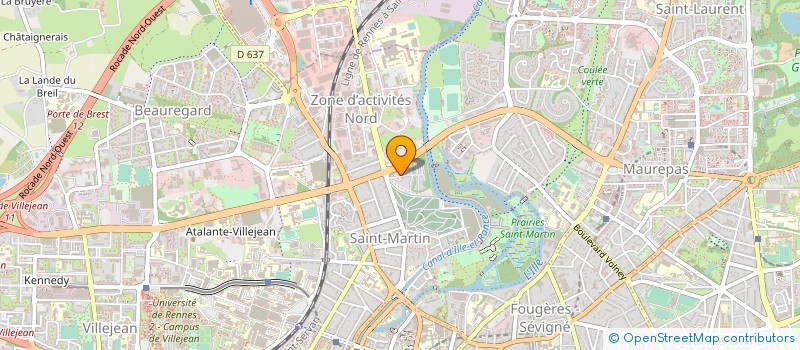 localisation de l'entreprise MONSIEUR NICODEM MONGONDRY à RENNES