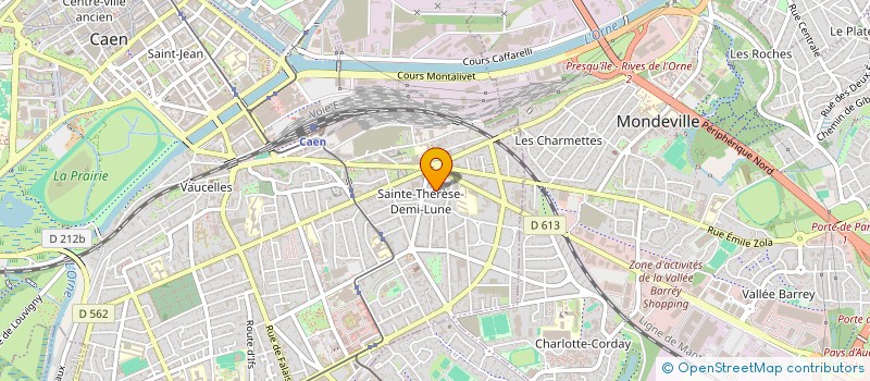 localisation de l'entreprise MONSIEUR NICODEME BAUMGARTEN à CAEN