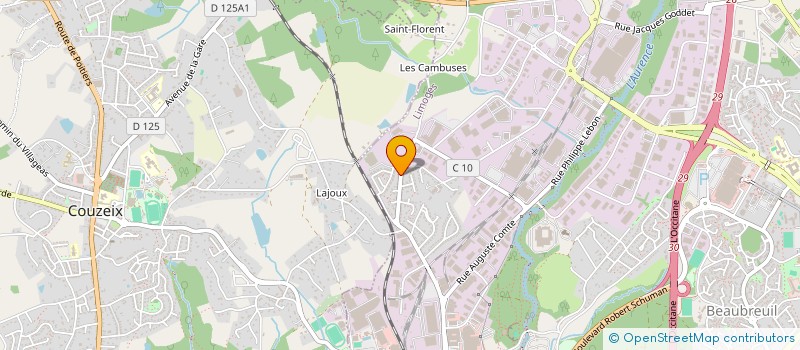 localisation de l'entreprise MONSIEUR NICODEME CAPELOT à LIMOGES