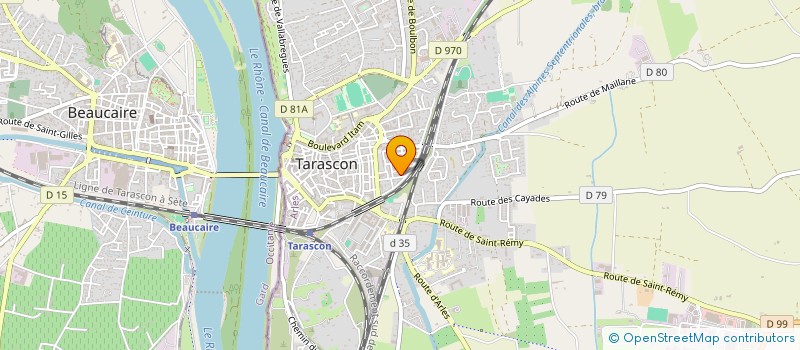 localisation de l'entreprise MONSIEUR NICODEME GAUTIER  TARASCON