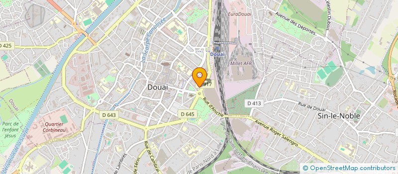 localisation de l'entreprise MONSIEUR NICODEME LANDAUER  DOUAI