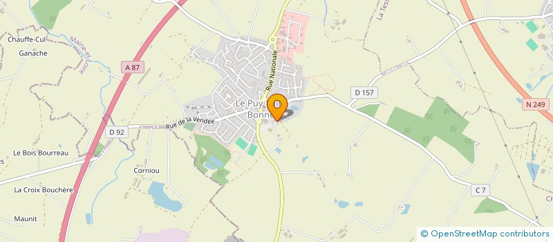 localisation de l'entreprise MONSIEUR NICODEME MIQUEL à CHOLET