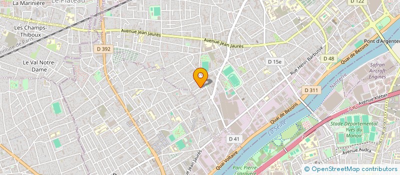 localisation de l'entreprise MONSIEUR NICODEMO BRUZZESE  ARGENTEUIL