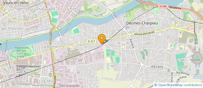 localisation de l'entreprise MONSIEUR NICODEMO CASELLI  DECINES-CHARPIEU