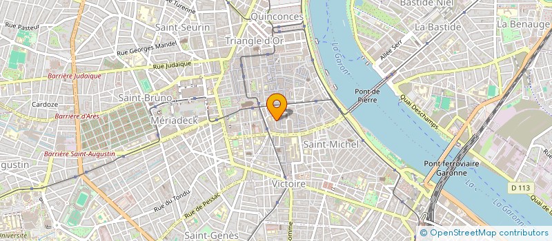 localisation de l'entreprise MONSIEUR NICOL VICTOR  BORDEAUX