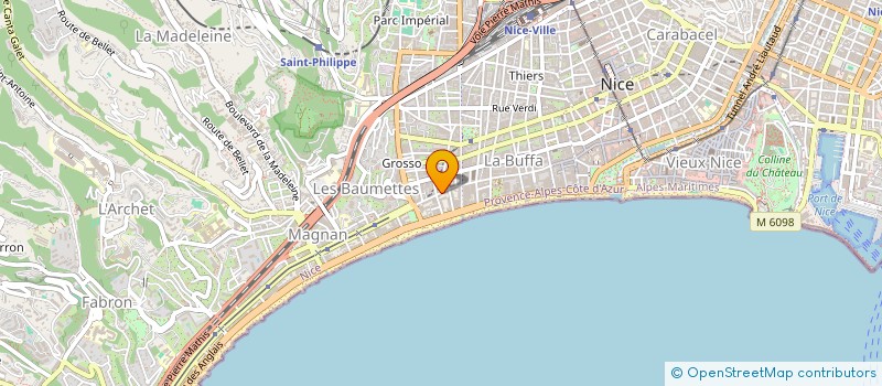 localisation de l'entreprise MONSIEUR NICOLA CONDELLO  NICE