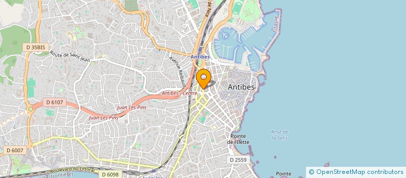 localisation de l'entreprise MONSIEUR NICOLA DE VIVO à ANTIBES