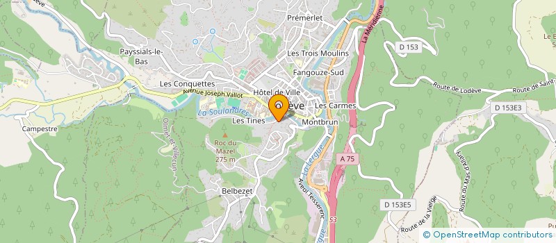 localisation de l'entreprise MONSIEUR NICOLA DOMENICI à LODEVE