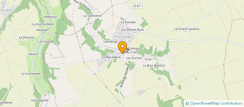 localisation de l'entreprise MONSIEUR NICOLA LHOMME  HOUSSAY