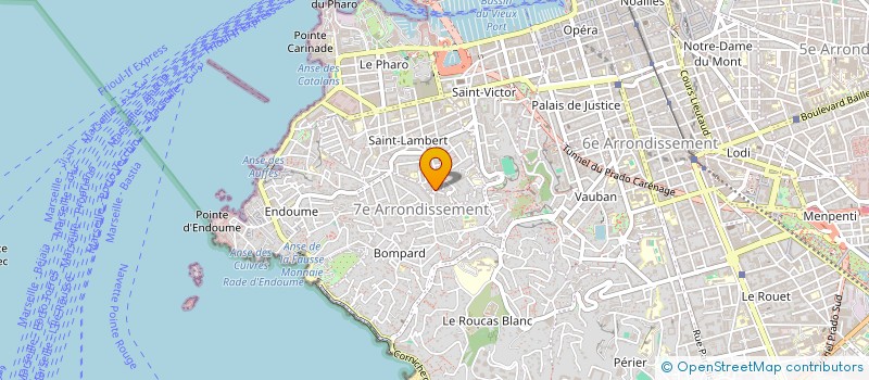 localisation de l'entreprise MONSIEUR NICOLA MARIE  MARSEILLE