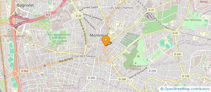 localisation de l'entreprise MONSIEUR NICOLA PETRU à MONTREUIL