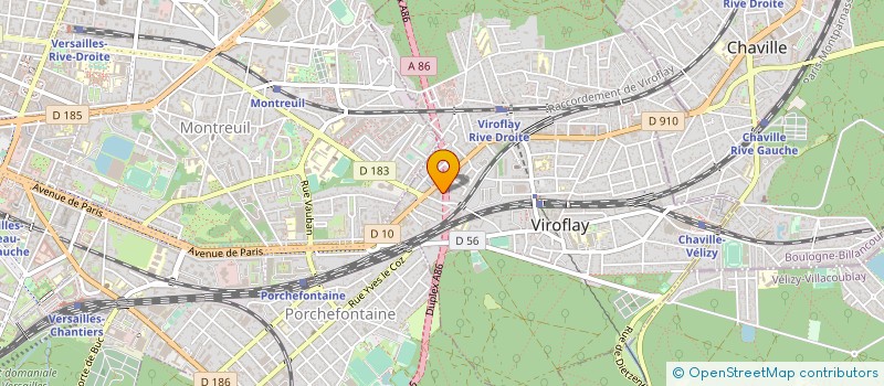 localisation de l'entreprise MONSIEUR NICOLA TABBAH  VIROFLAY