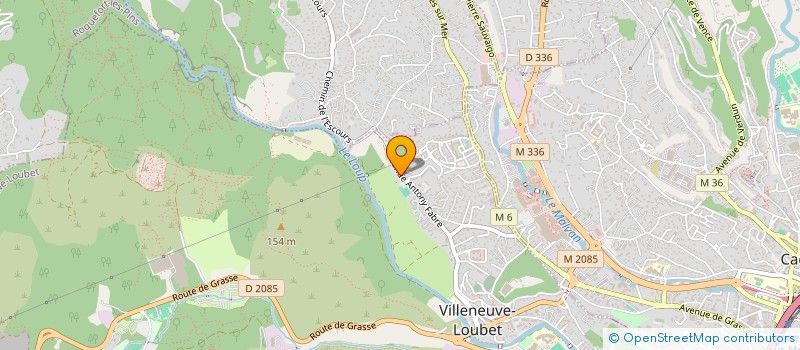 localisation de l'entreprise MONSIEUR NICOLA WAUTHIER à VILLENEUVE-LOUBET