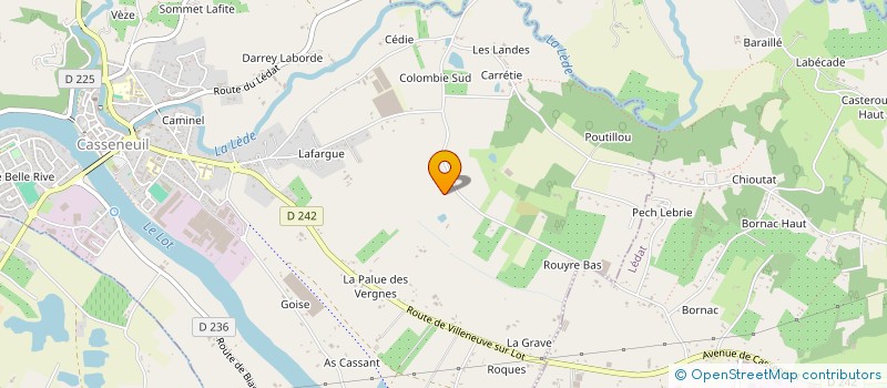 localisation de l'entreprise MONSIEUR NICOLAAS DE WAAL  CASSENEUIL