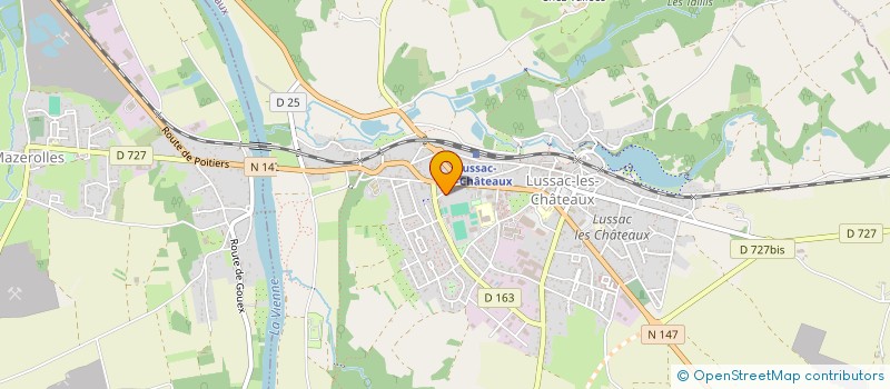 localisation de l'entreprise MONSIEUR NICOLAAS VAN EGMOND  LUSSAC-LES-CHATEAUX