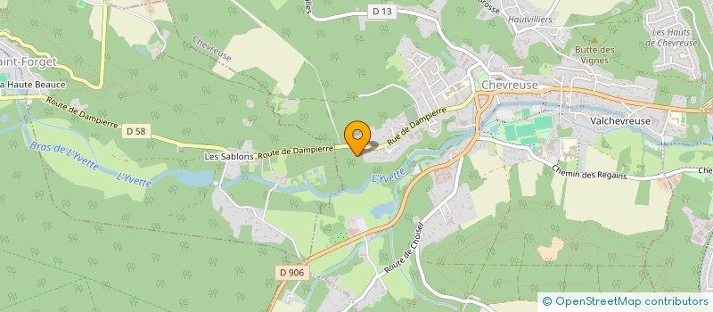 localisation de l'entreprise MONSIEUR NICOLAE ANCUTA  CHEVREUSE