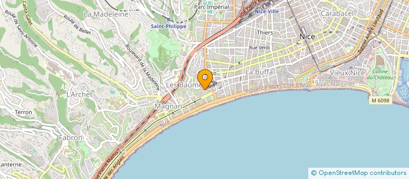 localisation de l'entreprise MONSIEUR NICOLAE ANDRONIC à NICE