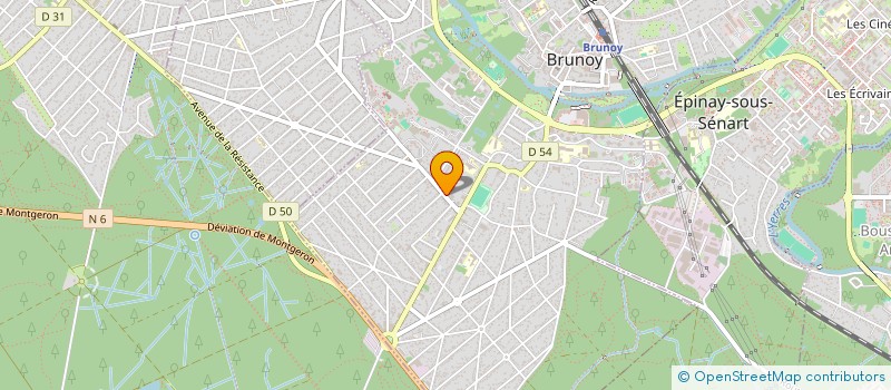 localisation de l'entreprise MONSIEUR NICOLAE ARSENI  BRUNOY