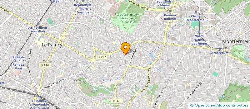 localisation de l'entreprise MONSIEUR NICOLAE BADANAU à CLICHY-SOUS-BOIS