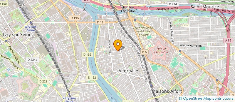 localisation de l'entreprise MONSIEUR NICOLAE BALEANU  ALFORTVILLE