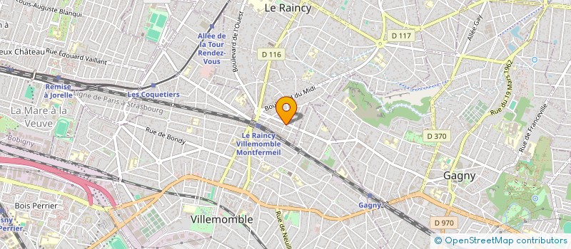 localisation de l'entreprise MONSIEUR NICOLAE BERCIU à LE RAINCY