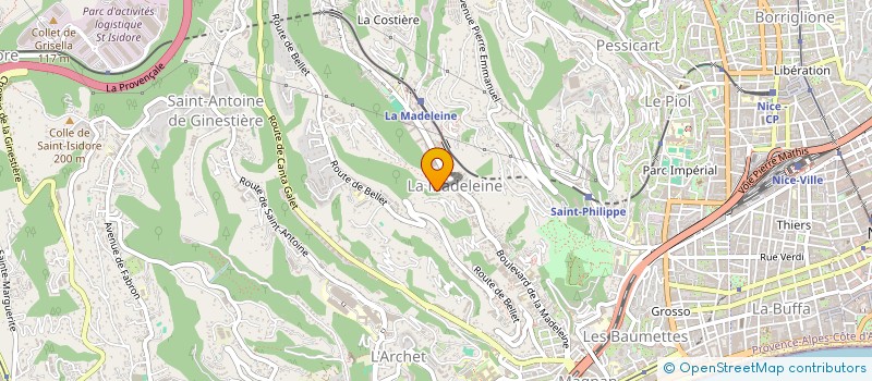 localisation de l'entreprise MONSIEUR NICOLAE BEREZOVSCHI à NICE