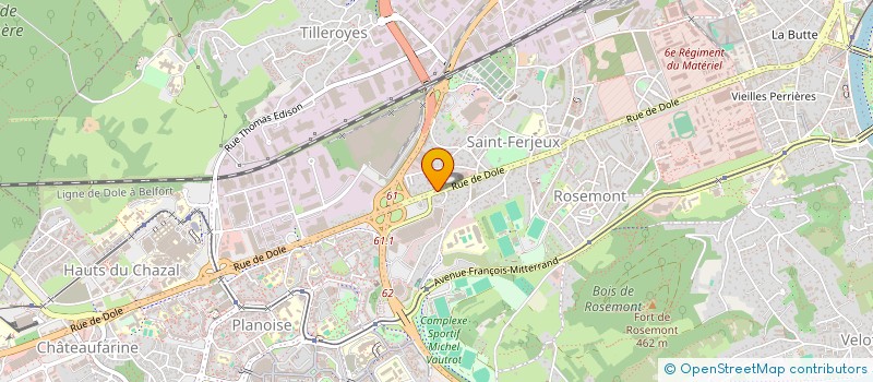 localisation de l'entreprise MONSIEUR NICOLAE BIRSAN  BESANCON