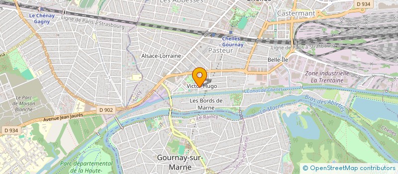 localisation de l'entreprise MONSIEUR NICOLAE BOBERNAGA  CHELLES