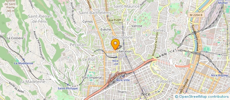 localisation de l'entreprise MONSIEUR NICOLAE BODEA à NICE