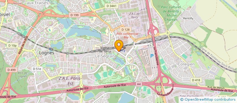 localisation de l'entreprise MONSIEUR NICOLAE BOTEZAT  TORCY