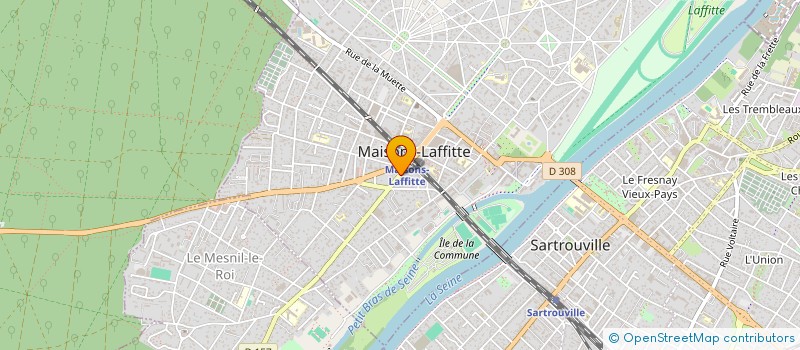 localisation de l'entreprise MONSIEUR NICOLAE BOTNARI à MAISONS-LAFFITTE