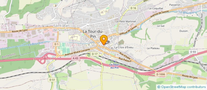 localisation de l'entreprise MONSIEUR NICOLAE BRATU  LA TOUR-DU-PIN