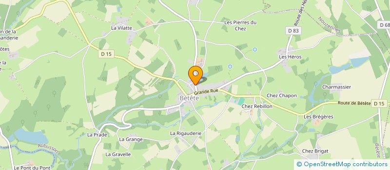 localisation de l'entreprise MONSIEUR NICOLAE BRISCUTI à BETETE
