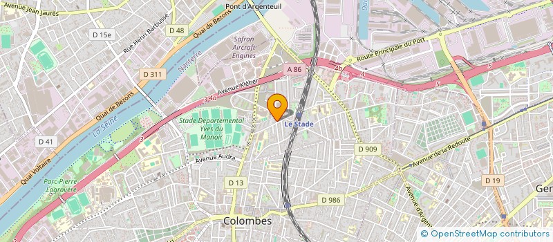 localisation de l'entreprise MONSIEUR NICOLAE CEBANU à COLOMBES