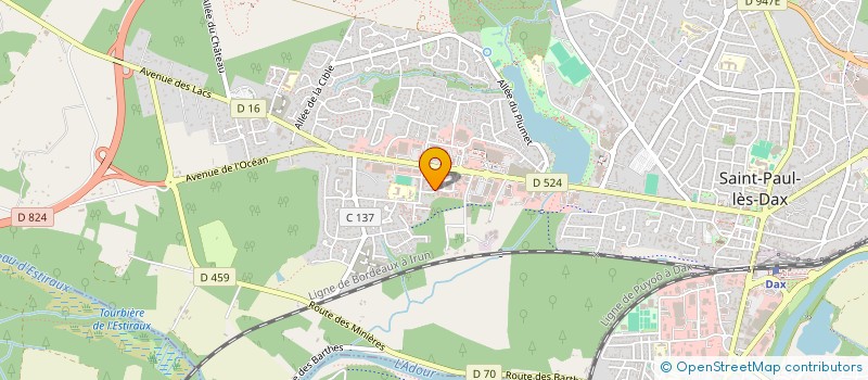 localisation de l'entreprise MONSIEUR NICOLAE CERCEL  SAINT-PAUL-LES-DAX