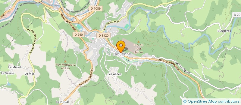 localisation de l'entreprise MONSIEUR NICOLAE CHEPTENE  LAGUENNE-SUR-AVALOUZE