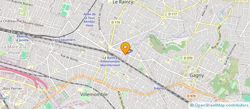 localisation de l'entreprise MONSIEUR NICOLAE CIUMAC  LE RAINCY