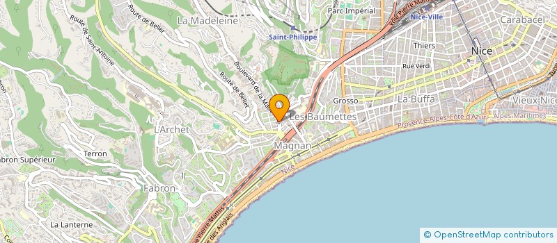 localisation de l'entreprise MONSIEUR NICOLAE COLESNIC  NICE