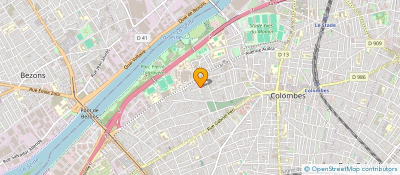 localisation de l'entreprise MONSIEUR NICOLAE DANU à COLOMBES