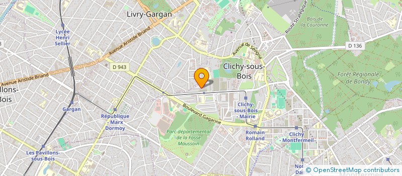 localisation de l'entreprise MONSIEUR NICOLAE DOMENTI  CLICHY-SOUS-BOIS