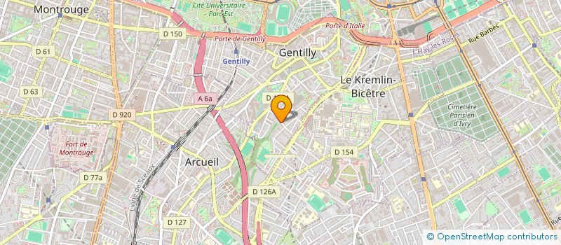 localisation de l'entreprise MONSIEUR NICOLAE DRAGUSIN à GENTILLY
