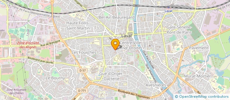 localisation de l'entreprise MONSIEUR NICOLAE FAUR à LAVAL